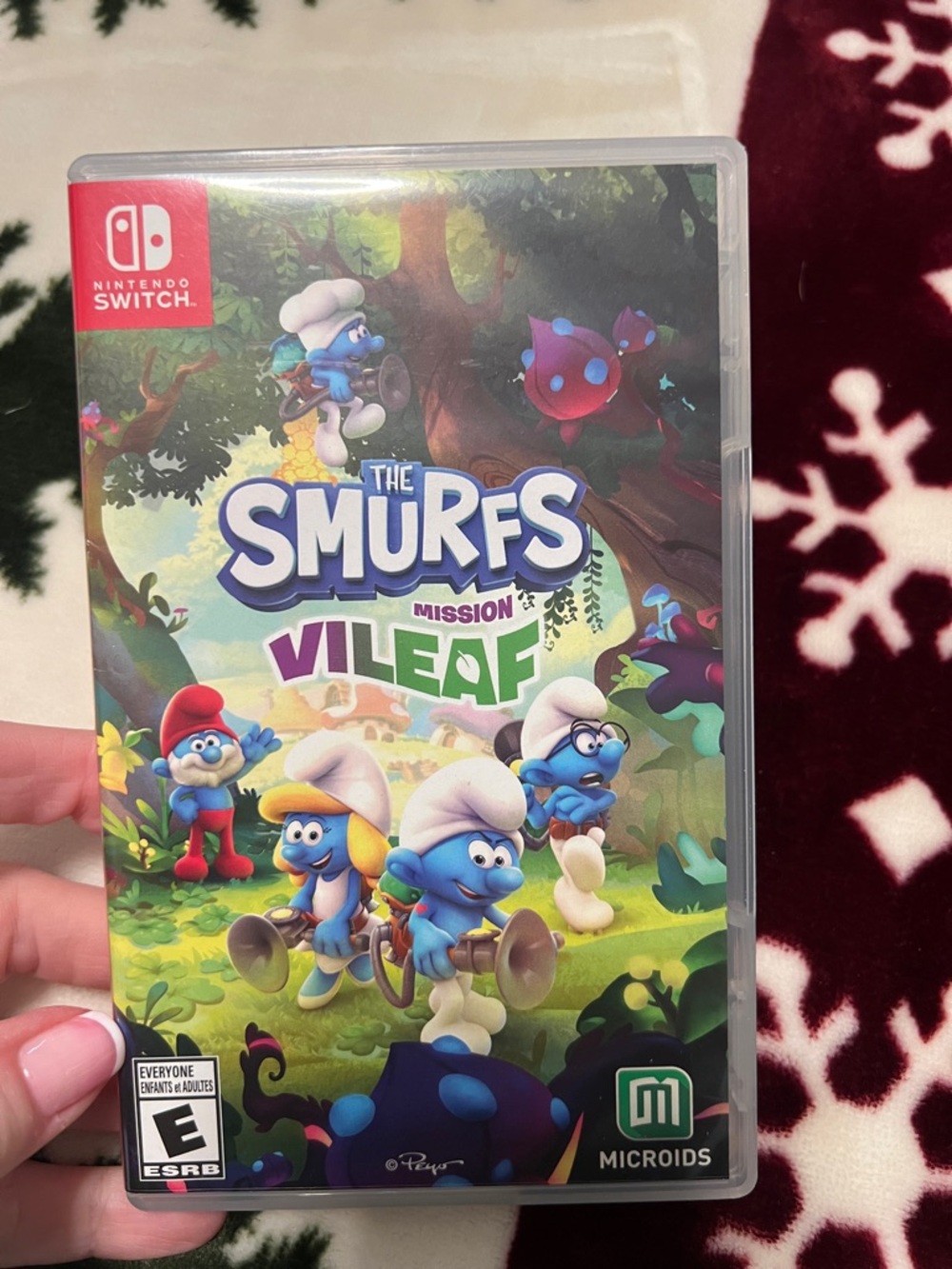 Nintendo Switch The Smurfs: Mission Vileaf – Blue & Green Cover
